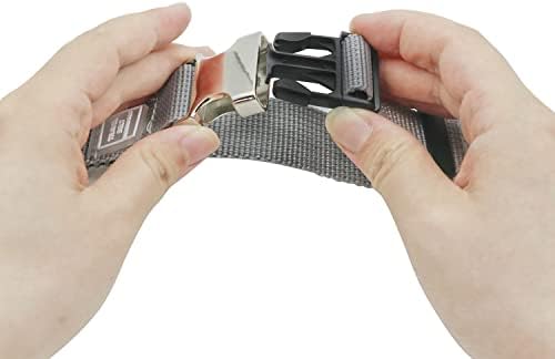 Add-A-Bag Luggage Strap Jacket Gripper, Luggage Straps Baggage Suitcase Belts Travel Accessories - Make Your Hands Free, Easy to Carry Your Extra Bags, (2X Grey) - Image 7