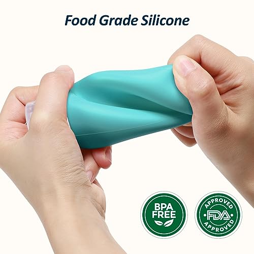 PACKISM TSA Approved Toiletry Bottles - 6 Pack Leak Proof 3.4oz Silicone Travel Bottles for Toiletries, BPA Free Leak Proof Refillable Travel Accessories (Not come with content inside the bottle) - Image 4