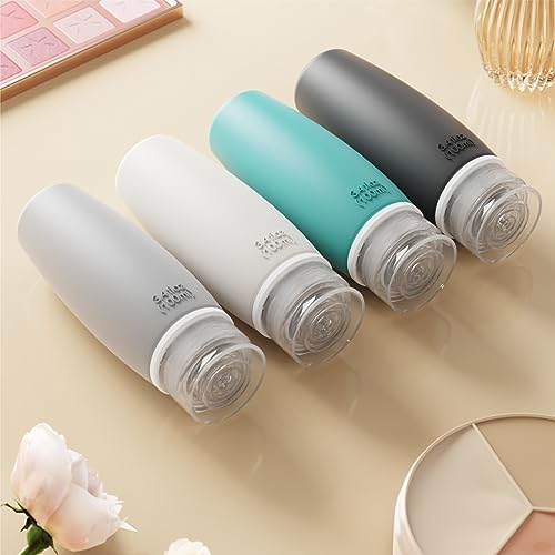 PACKISM TSA Approved Toiletry Bottles - 6 Pack Leak Proof 3.4oz Silicone Travel Bottles for Toiletries, BPA Free Leak Proof Refillable Travel Accessories (Not come with content inside the bottle) - Image 8