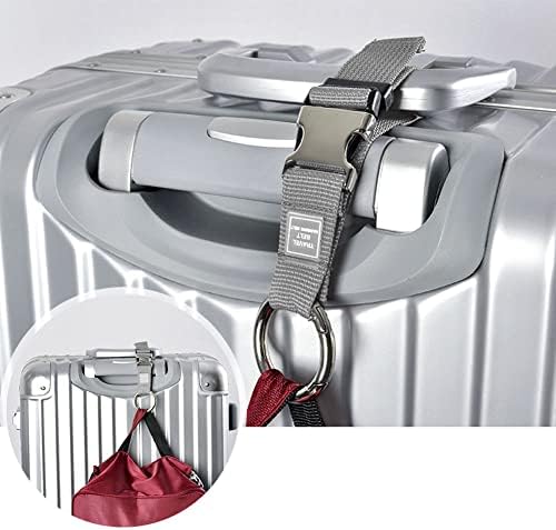 Add-A-Bag Luggage Strap Jacket Gripper, Luggage Straps Baggage Suitcase Belts Travel Accessories - Make Your Hands Free, Easy to Carry Your Extra Bags, (2X Grey) - Image 4